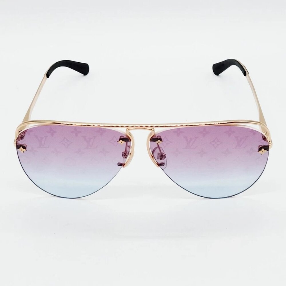 Louis Vuitton Sunglasses Women's Rose Gold 459-060225